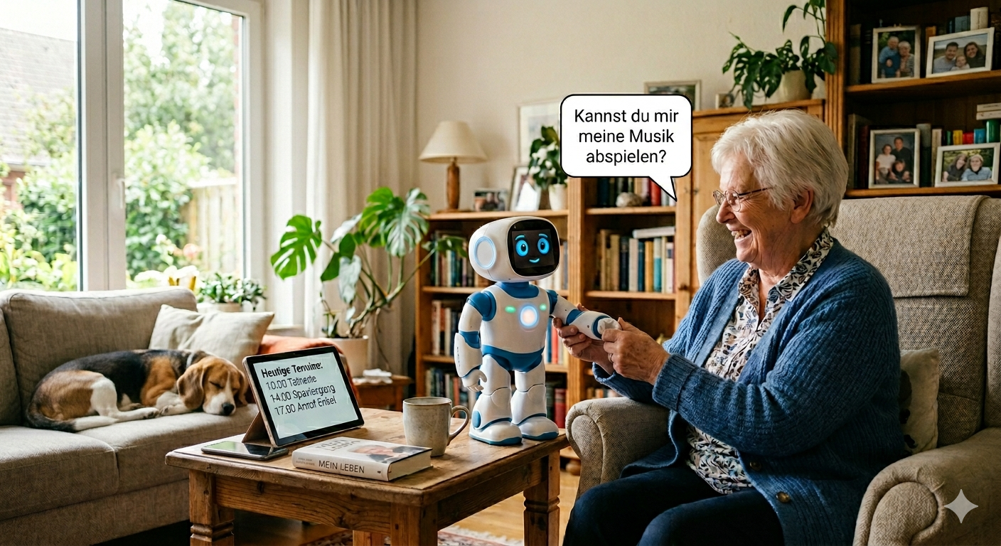 Soziale Roboter gegen Einsamkeit